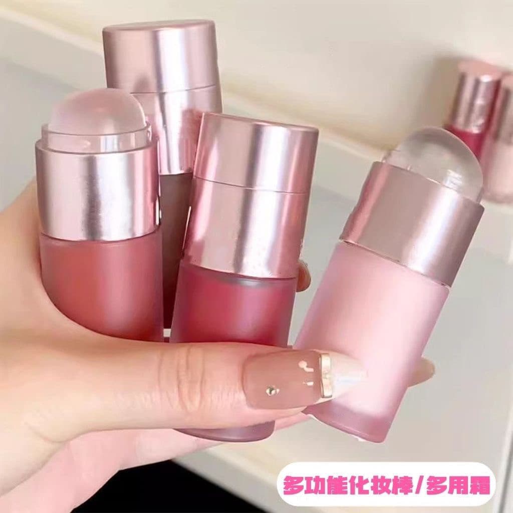 [Genuíno] Creme multiuso esmalte labial brilho labial brilho labial brilho labial multiuso batom Blush Natural Ex