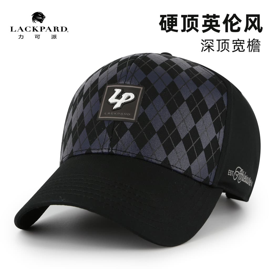 Lackpard estilo britânico chapéu duro masculino Casual Extra grande aprofundar circunferência da cabeça grande rosto peq