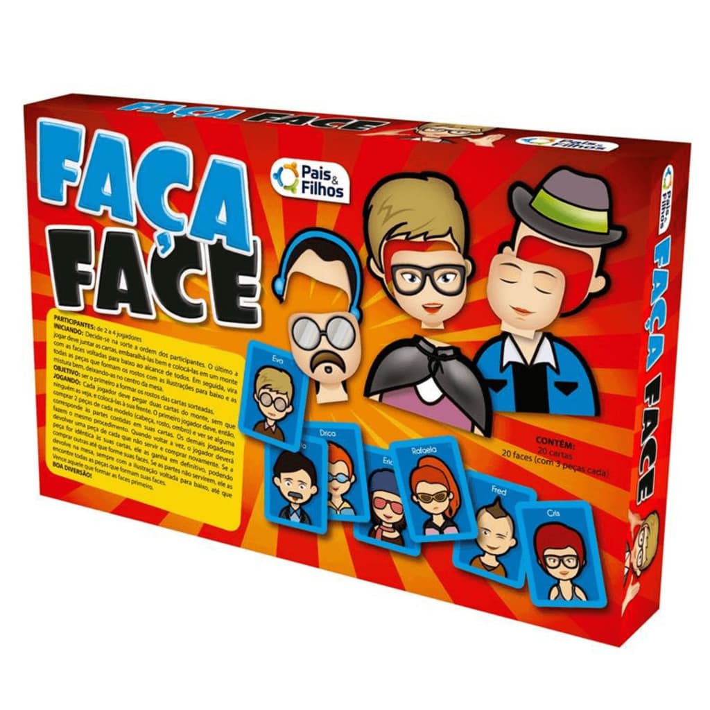 Jogo Faça Face - Pais E Filhos
