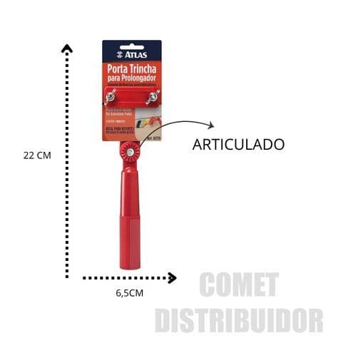 PORTA TRINCHA PINCEL ESPATULA   ARTICULADO PARA PROLONGADOR  ATLAS