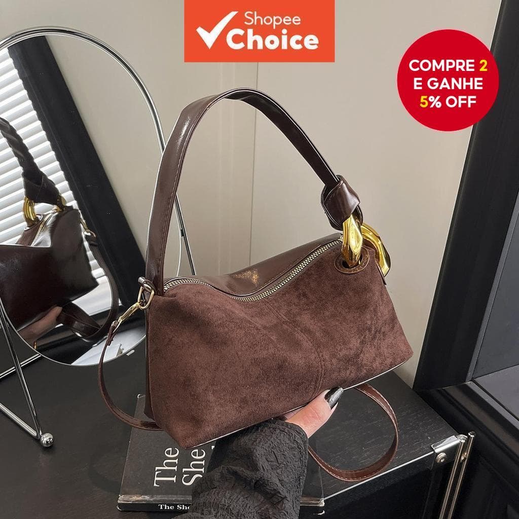 Bolsa Tiracolo Vintage Chic, Elegante Mini Bolsa para Refinada Rotina Diária - bolsa de ombro para mulheres