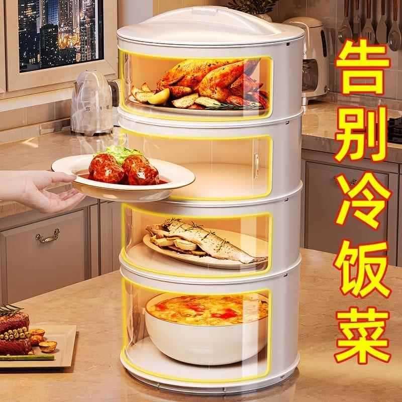 Japão importado Muji isolamento prato capa de qualidade alimentar doméstico Multi-camada capa de prato inverno mesa de j