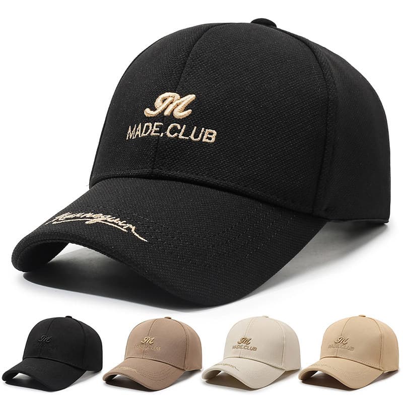 2026 primavera novo estilo chapéu masculino feminino mesmo estilo boné abacaxi pano boné de beisebol carta bordado chapé