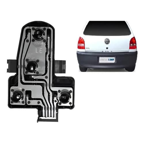 Circuito Soquete Lanterna Original Gol G3 1999 2005 Esquerdo Água 12v