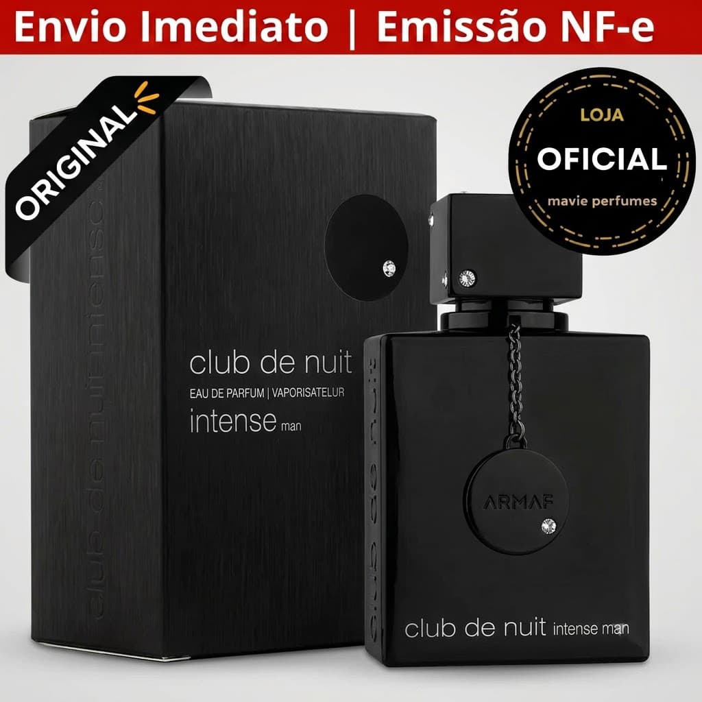 Perfume Árabe Armaf Club De Nuit Intense Eau De Toilette For Man 105ml | Original Estilo real