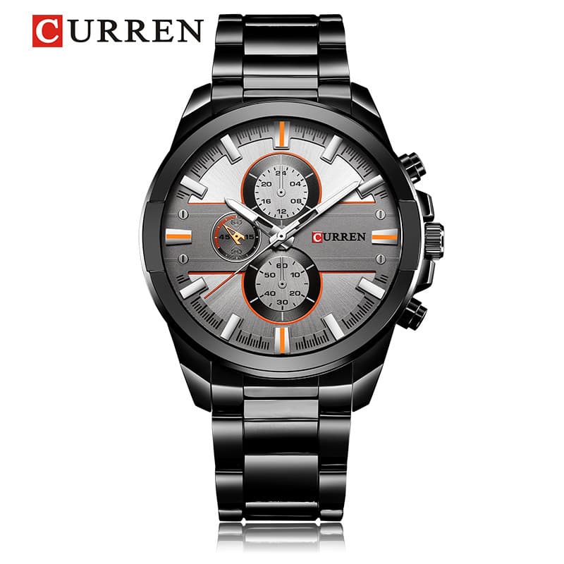 Novo Curren/Curren 8274 Moda Masculina Relógio de Negócios Liga À Prova D 'Água Relógio Casual Masculino