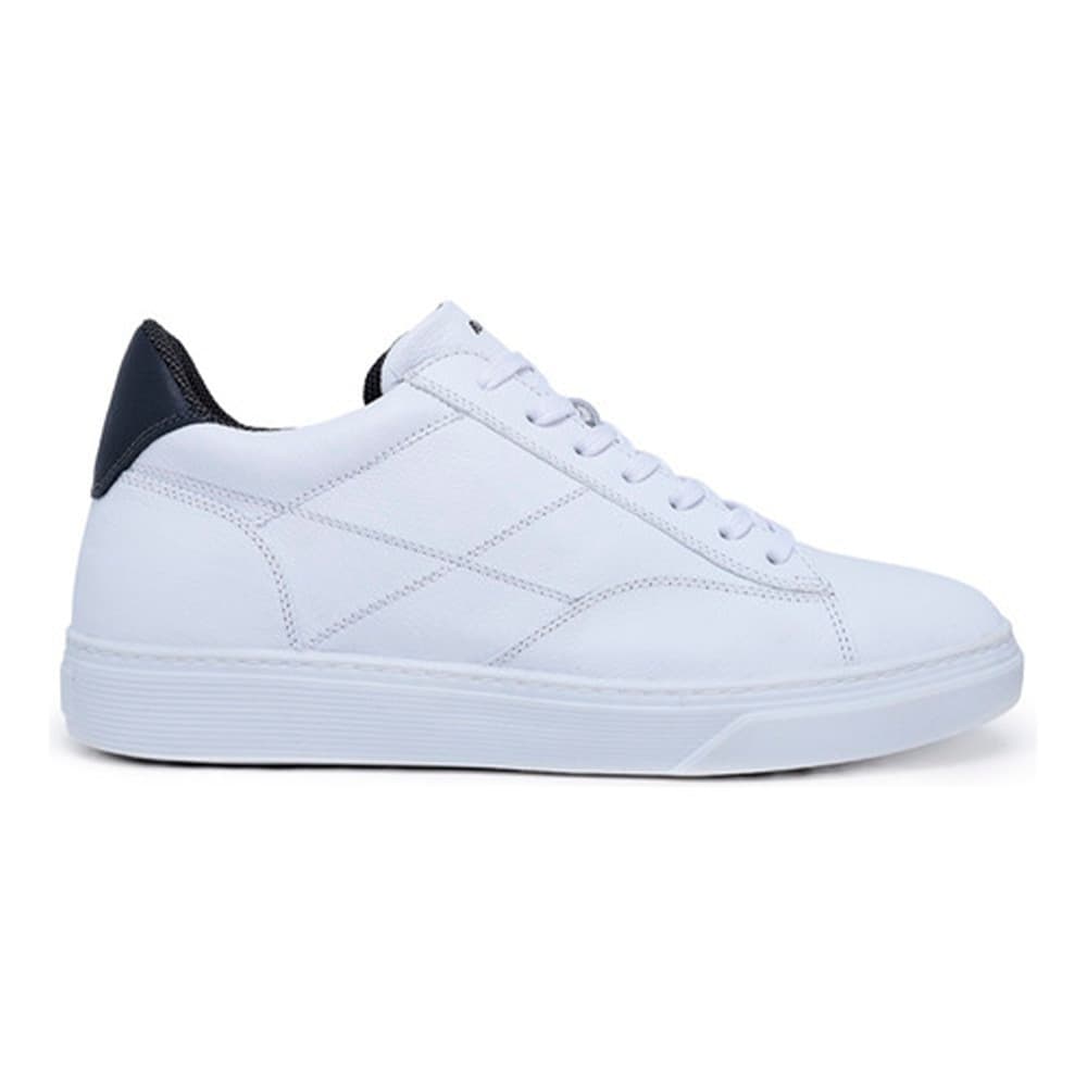 Tênis Casual Masculino Em Couro Rafarillo Branco Fly Alth Aumenta Altura Você 7cm Mais Alto Original 58051