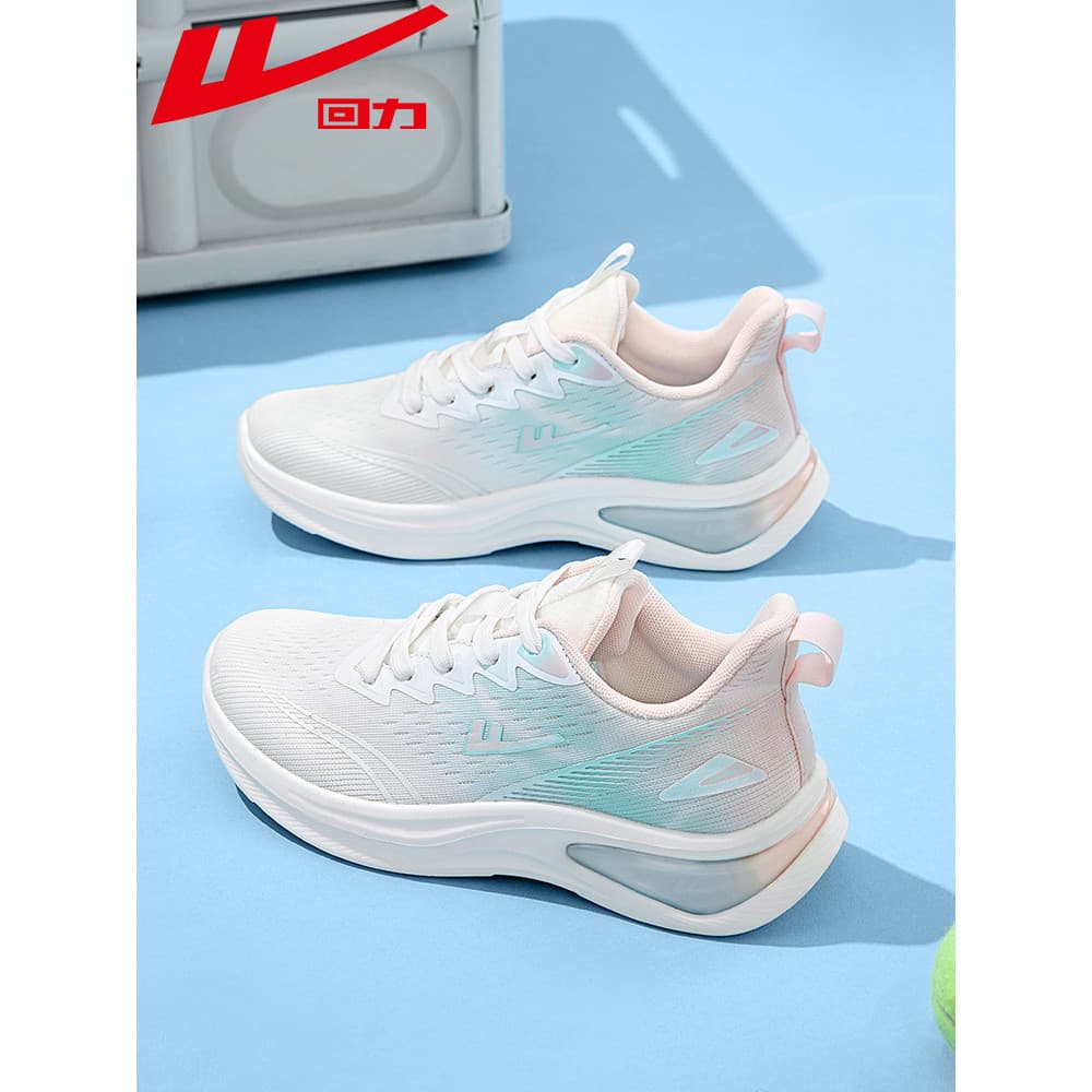 Puxar para trás sapatos esportivos sapatos femininos 2025 primavera novo estilo malha leve sola macia absorção de choque