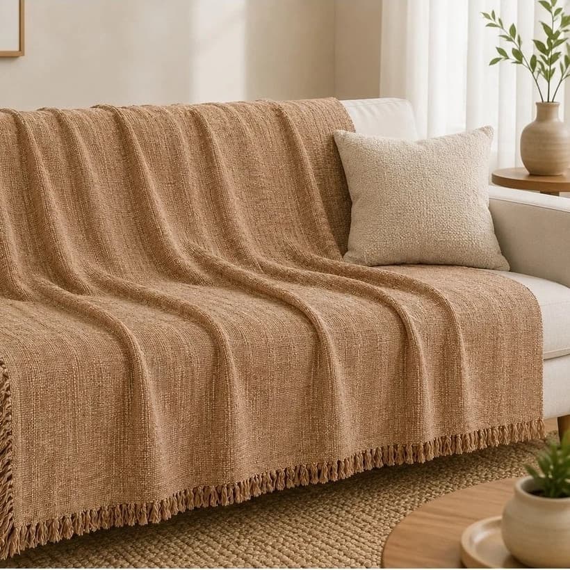 Manta para Sofá King Luxo Ate 300x225m Gigante protetor de Algodão decorativo Premium e Cama