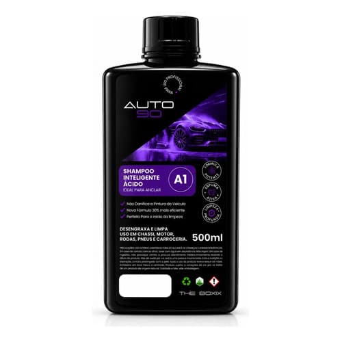Shampoo Limpador Automotivo AUTO90 A1 500ml Para Oficina Frota Caminhão Trator E Carreta Agro