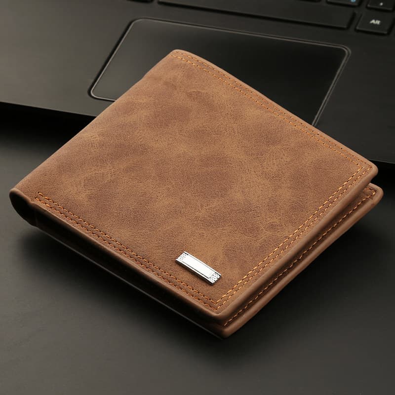 carteira masculina com ziper carteira masculina Versão coreana simples e moderna masculina pode conter carteira de