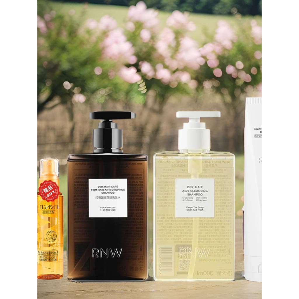 R RNW Selênio Disulfide Shampoo Anticaspa Controle de Óleo Fofo Limpeza Profunda Suave Melhora o Frizz Homens Mulheres A