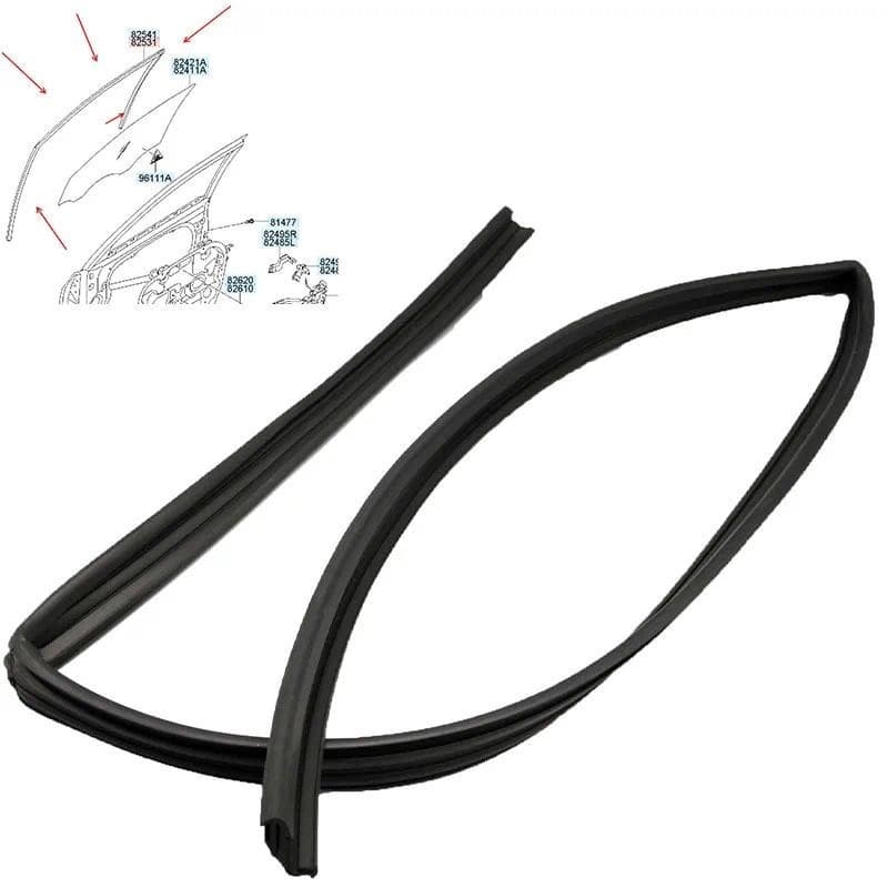 Para Hyundai Elantra AD Avante 2014-2017 82540F2000 Run-Porta Dianteira Janela De Vidro RH Lama Sulco Levantamento Guia