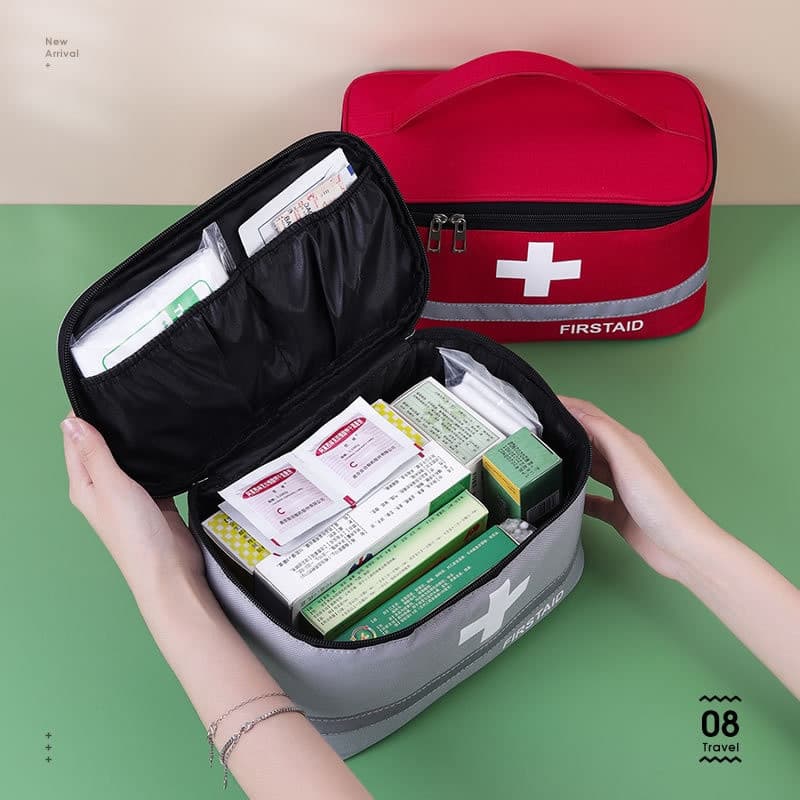 Saco De Primeiros Socorros Portátil De Prevenção Epidemias De Medicina Viagem Médico De Emergência Para Crianças Armazen