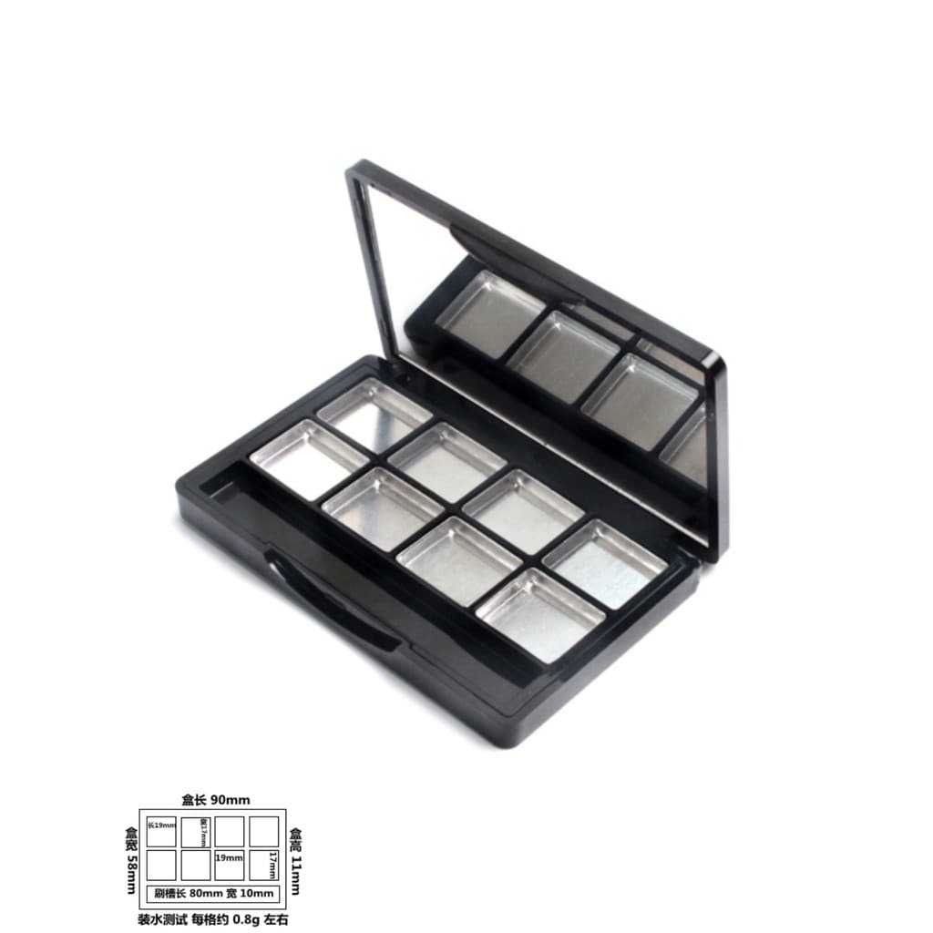 Dispensador de sombra, placa de pressão, ferramenta para reparo de sobrancelha, pó de Blush, dispositivo de vedação, pó