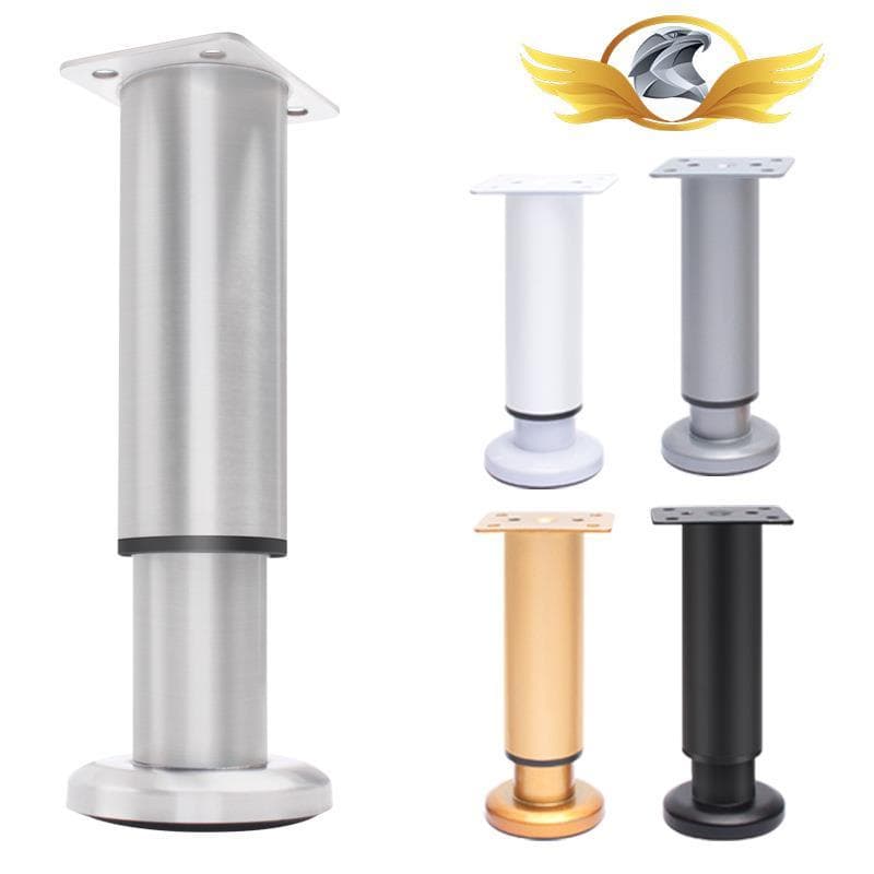 Base de mesa de centro sem perfuração, pés de suporte ajustáveis, móveis, sofá, mesa de centro, pés retráteis, cama, per