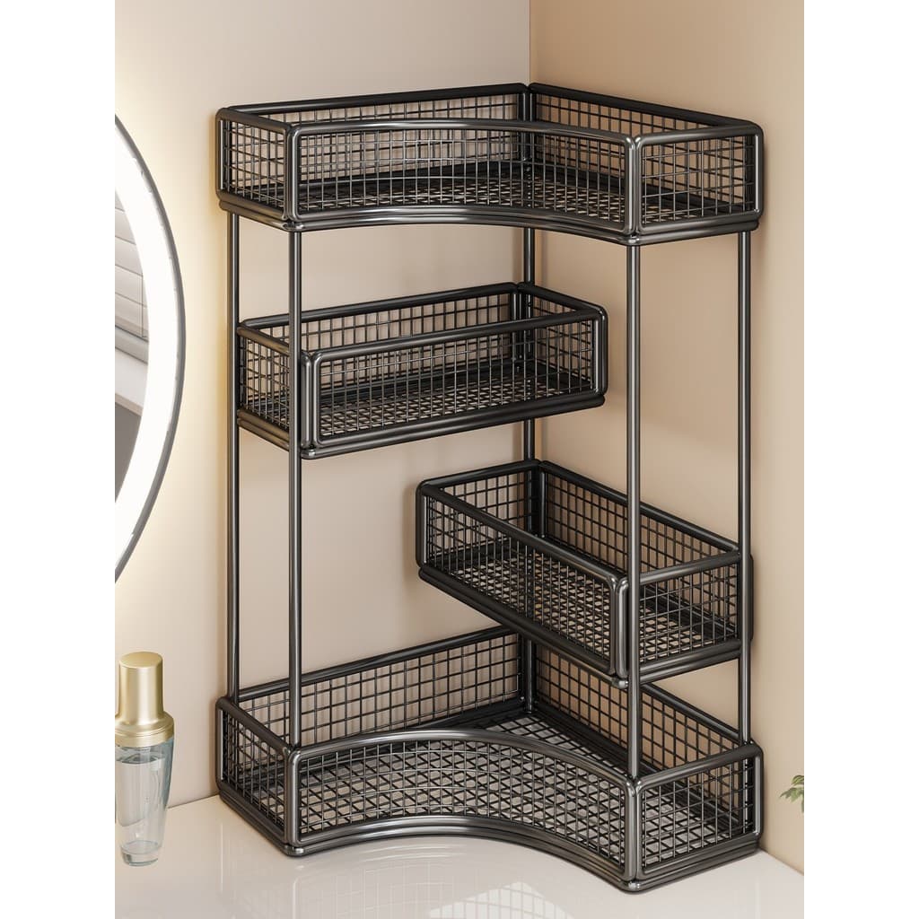 Prateleira cosmética quarto penteadeira Multi-camada caixa de armazenamento lavatório Desktop produtos de cuidados com a