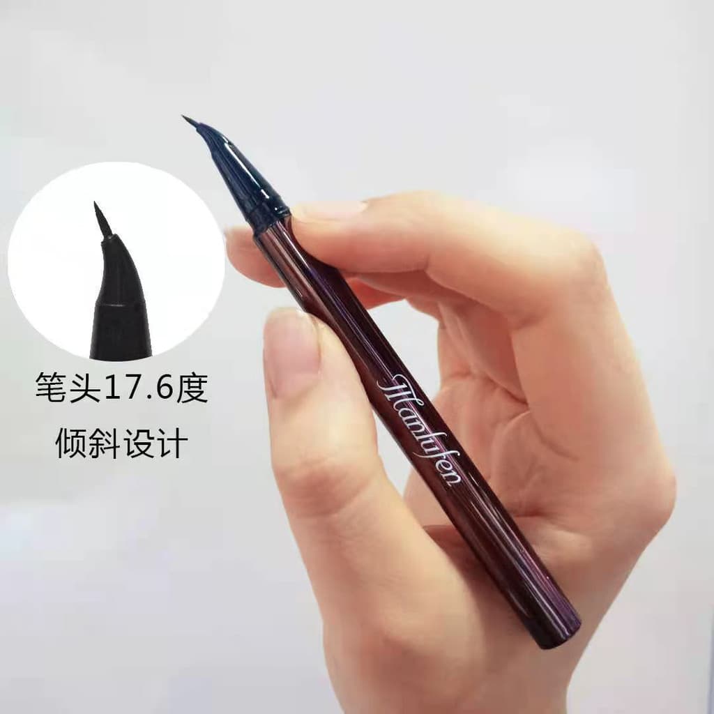 Manlufen pequeno ângulo ângulo Ultra-fino delineador líquido caneta delineador iniciante iniciante à prova dwaterproof á