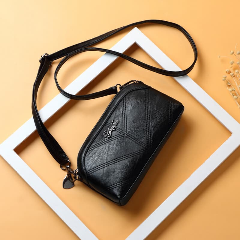 Bolsa feminina de meia-idade 2025 novo estilo bolsa mãe All-Match um ombro Cross-corpo idosos móvel