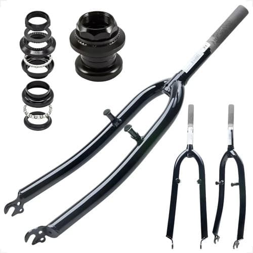 Garfo Sundown 26 Standard Rosca Fina+ Movimento Caixa de Direção C/Travas 21.1mm Bicicleta