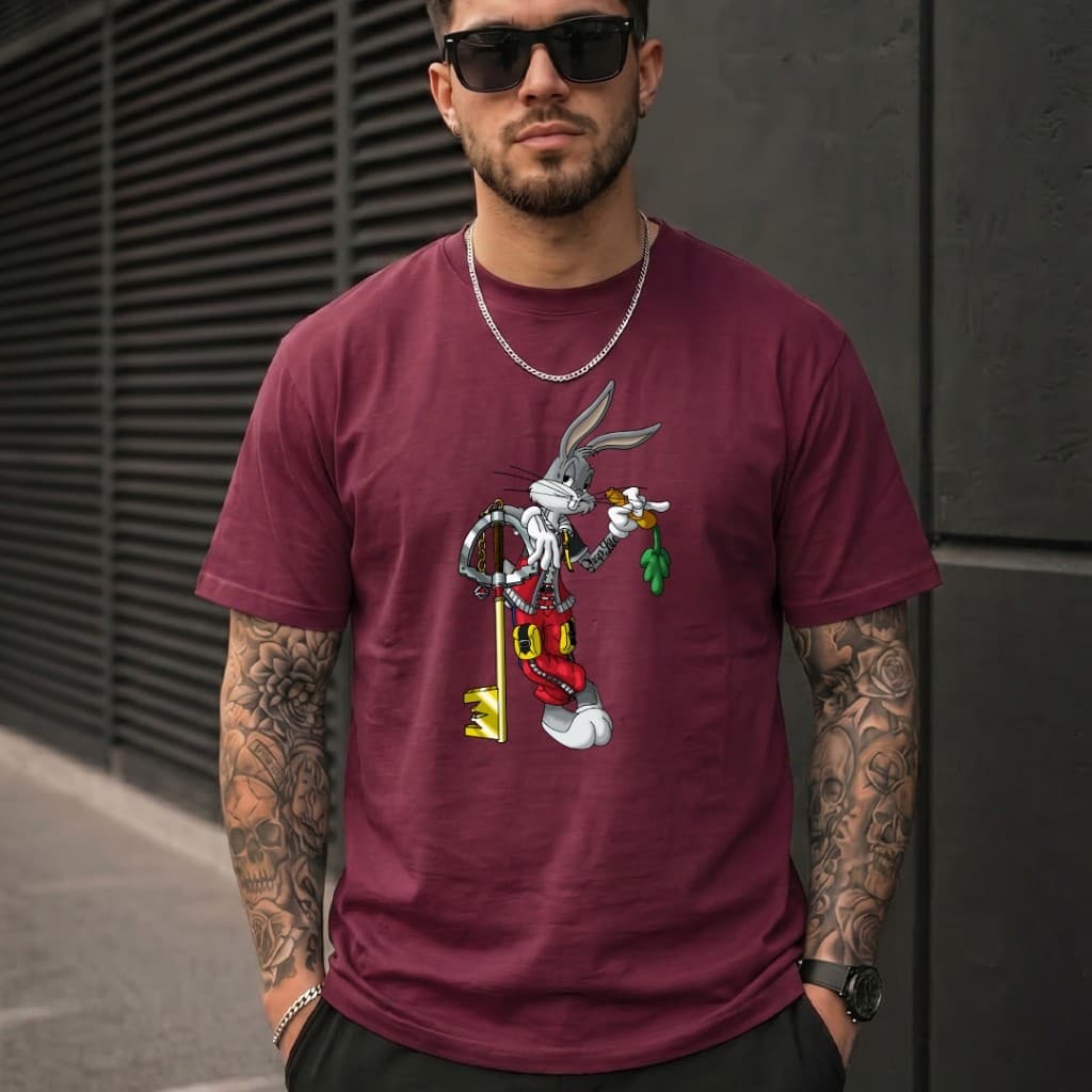 Camiseta Pernalonga 100% Algodão Unissex