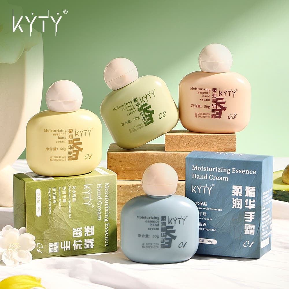 Creme para as mãos caixa de presente hidratante pequena vara de alta aparência com caixa de cor hidratante não-pegajoso