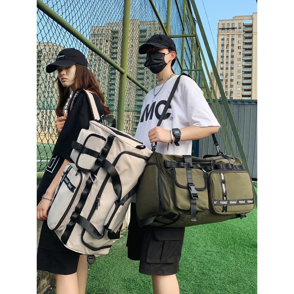 Bolsa de viagem 2024 novo estilo de grande capacidade masculina mochila de bagagem de curta distância mochila de embarqu
