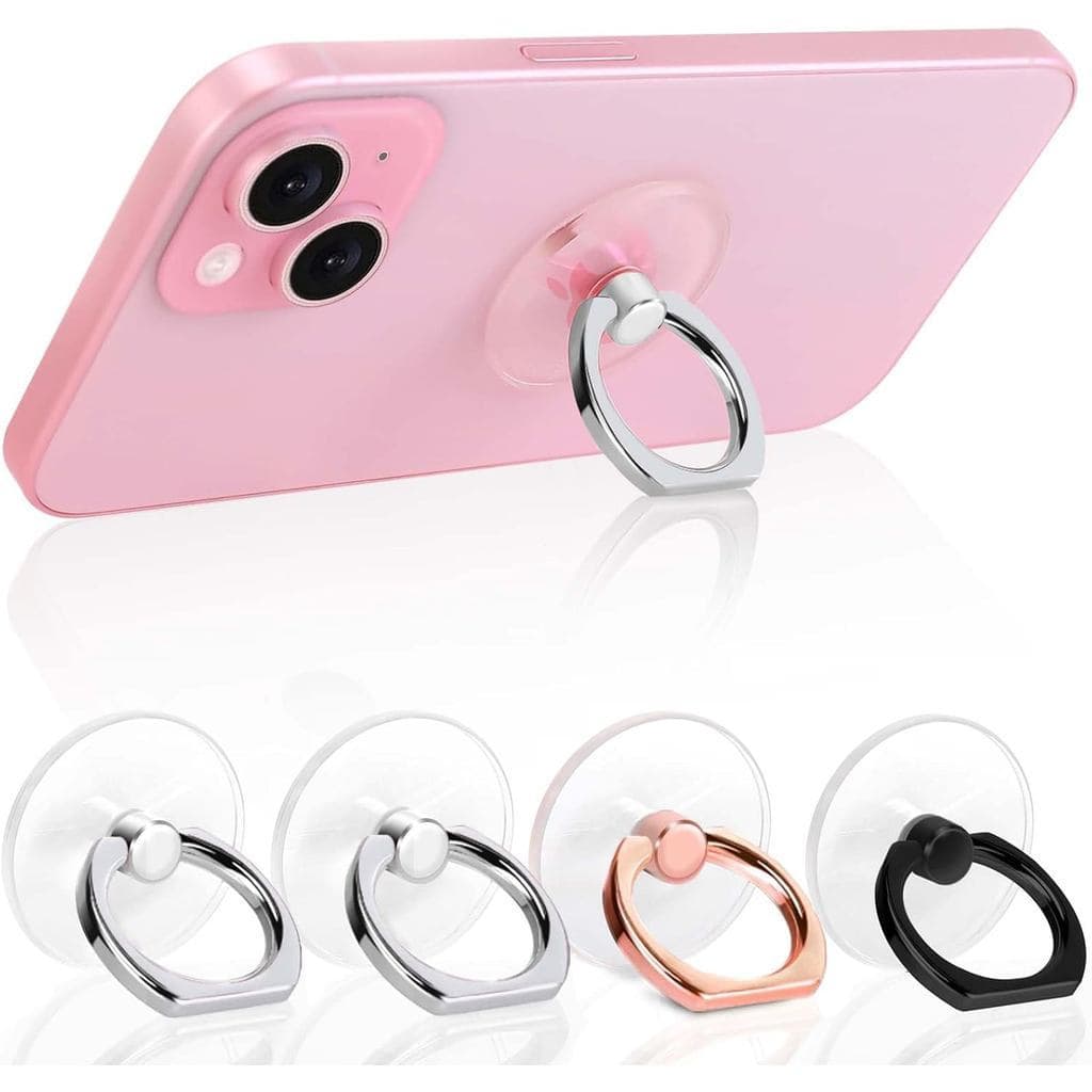 Suporte de Anel para Celular Jsoerpay, Suporte de Anel Transparente 360 ° Suporte Giratório para Celular, Suporte Transp