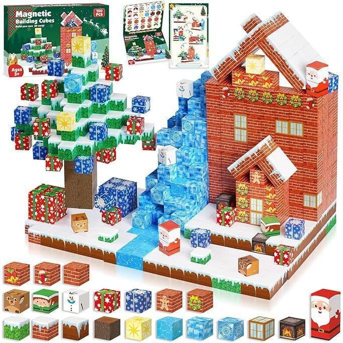 Popular Magnetic Building Blocks Christmas Toy DIY