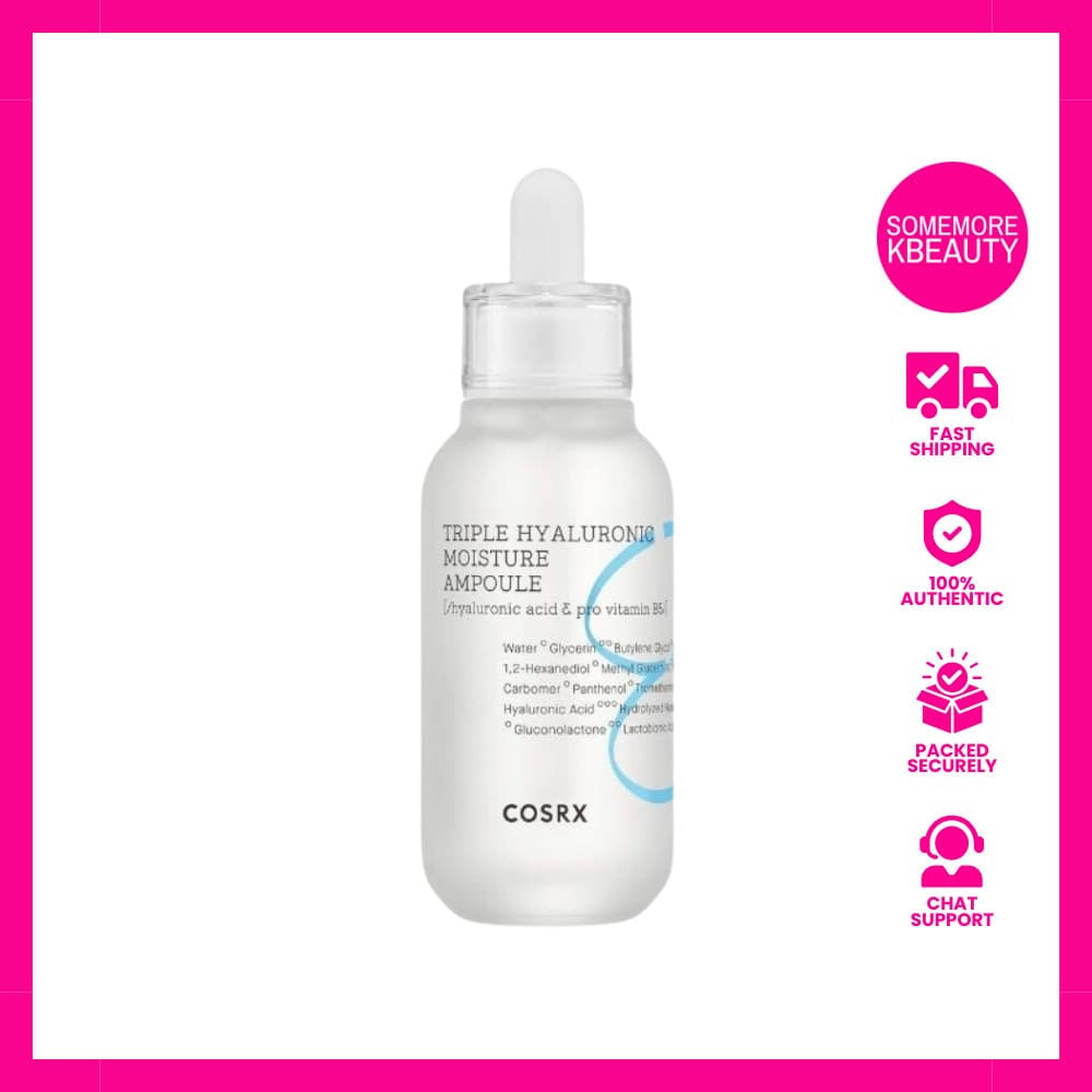 Ampola Hidratante Tripla de Ácido Hialurônico COSRX Hydrium 40ml