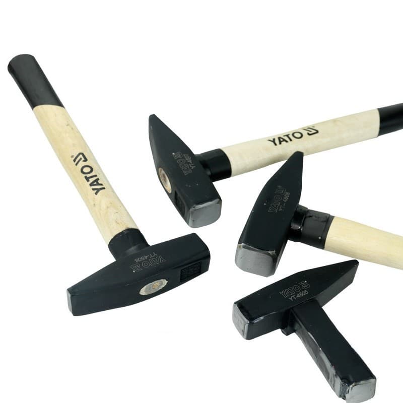 Yato yato Fitters martelo bico de pato eletricista fio sulco martelo geológico martelo de ferro cabo de madeira chapa me