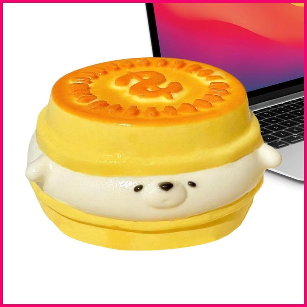Brinquedos De Aperto Macio Recuperação Lenta Moeda De Ouro Forma Do Cão Reutilizável Fidget Pitada Para Crianças Meninos