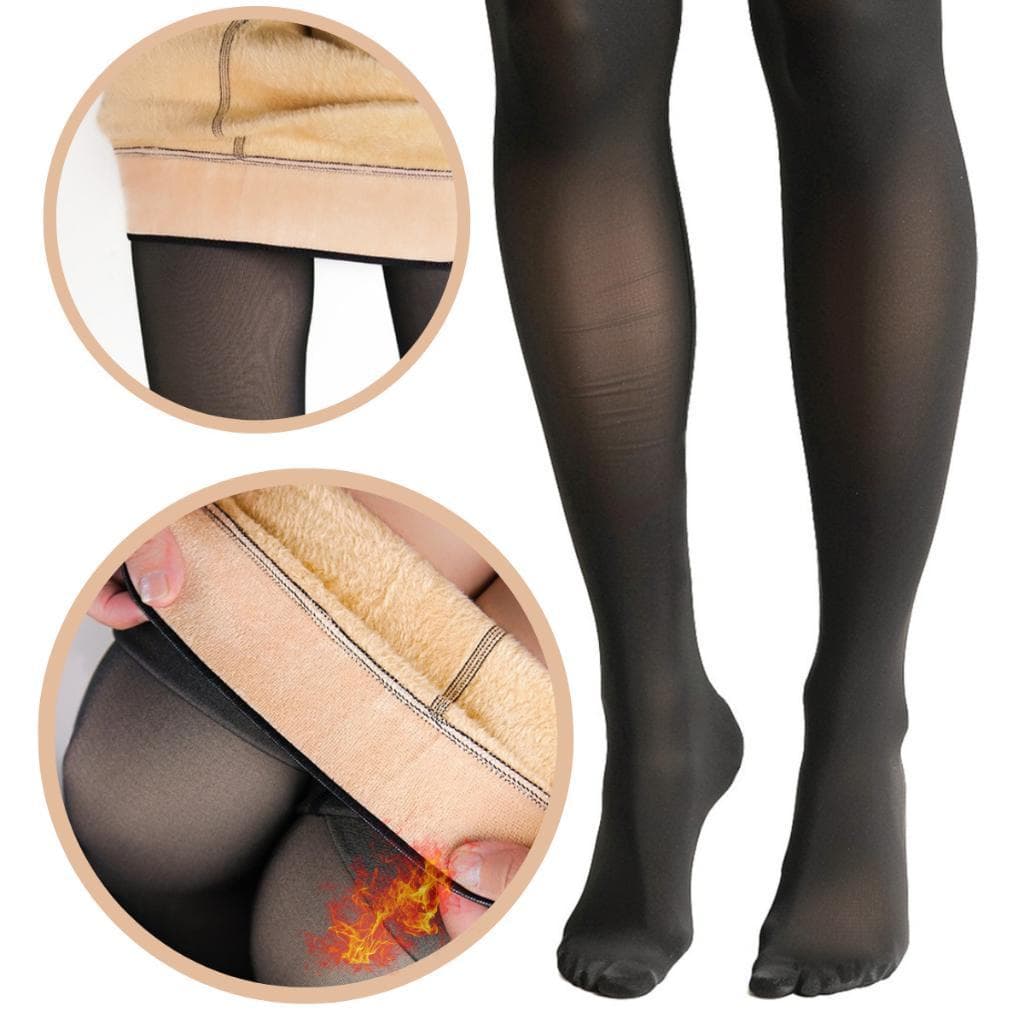 Meia Calça Térmica Peluciada Inverno Moda Feminina Confortável Casual Fashion 36 ao 44