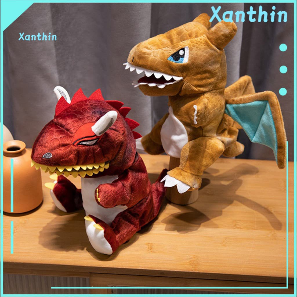 Educational Puppet for Children Dinosaur Hand for Kids – Moving Mouth Plush Toy Storytelling Prop Fun Learning for Sou