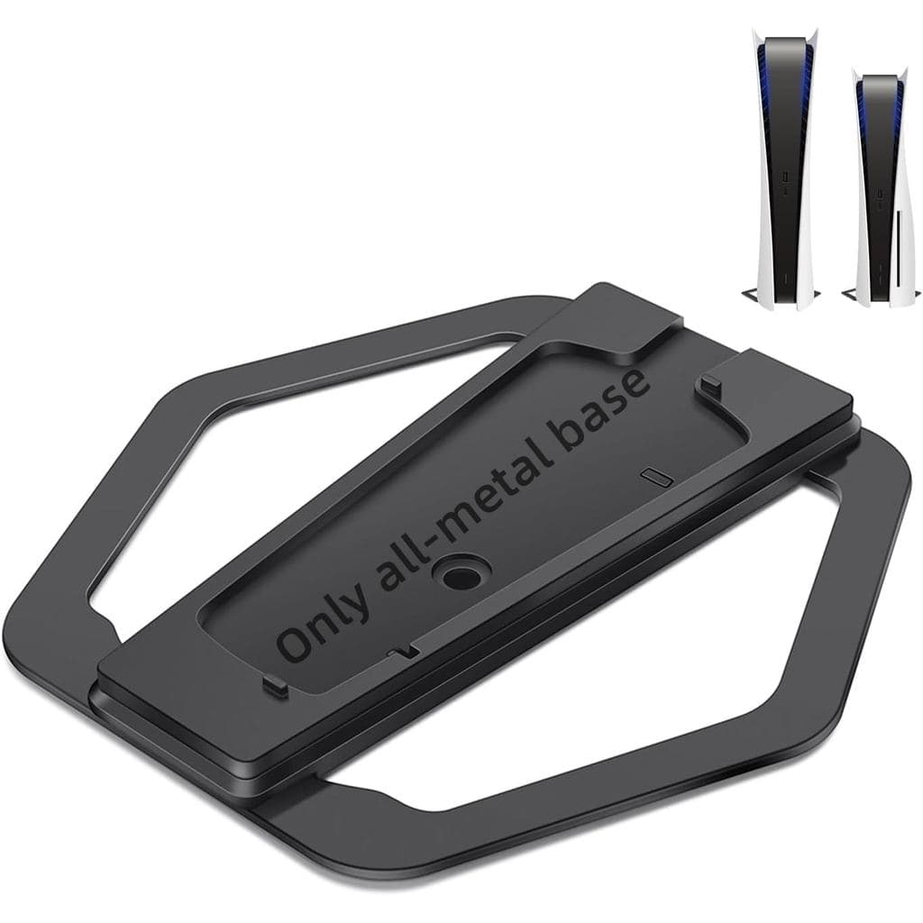 Suporte para PS5 Slim, Suporte Vertical Todo em Metal para Consoles PS5