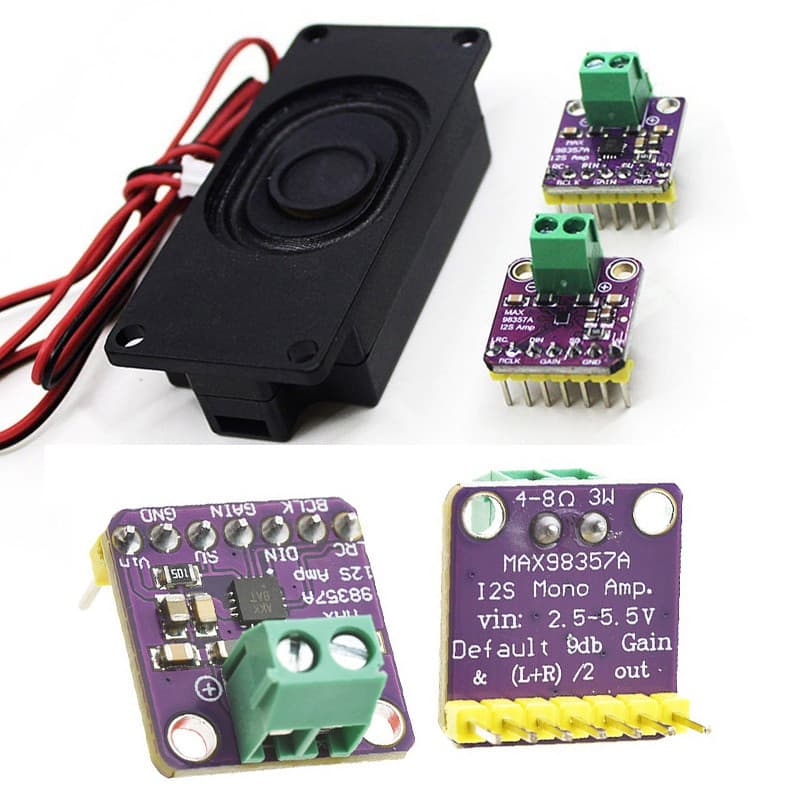 Módulo Amplificador De Áudio MAX98357A I2S , Classe D Sem Filtro , Placa De Fuga ESP32 , Decodificador Digital I2S DAC M