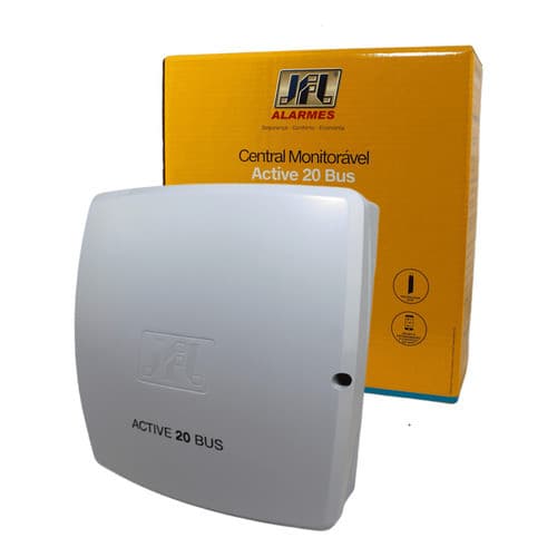 Central De Alarme Jfl Active 20 Bus Monitorada 32 Zonas Branco