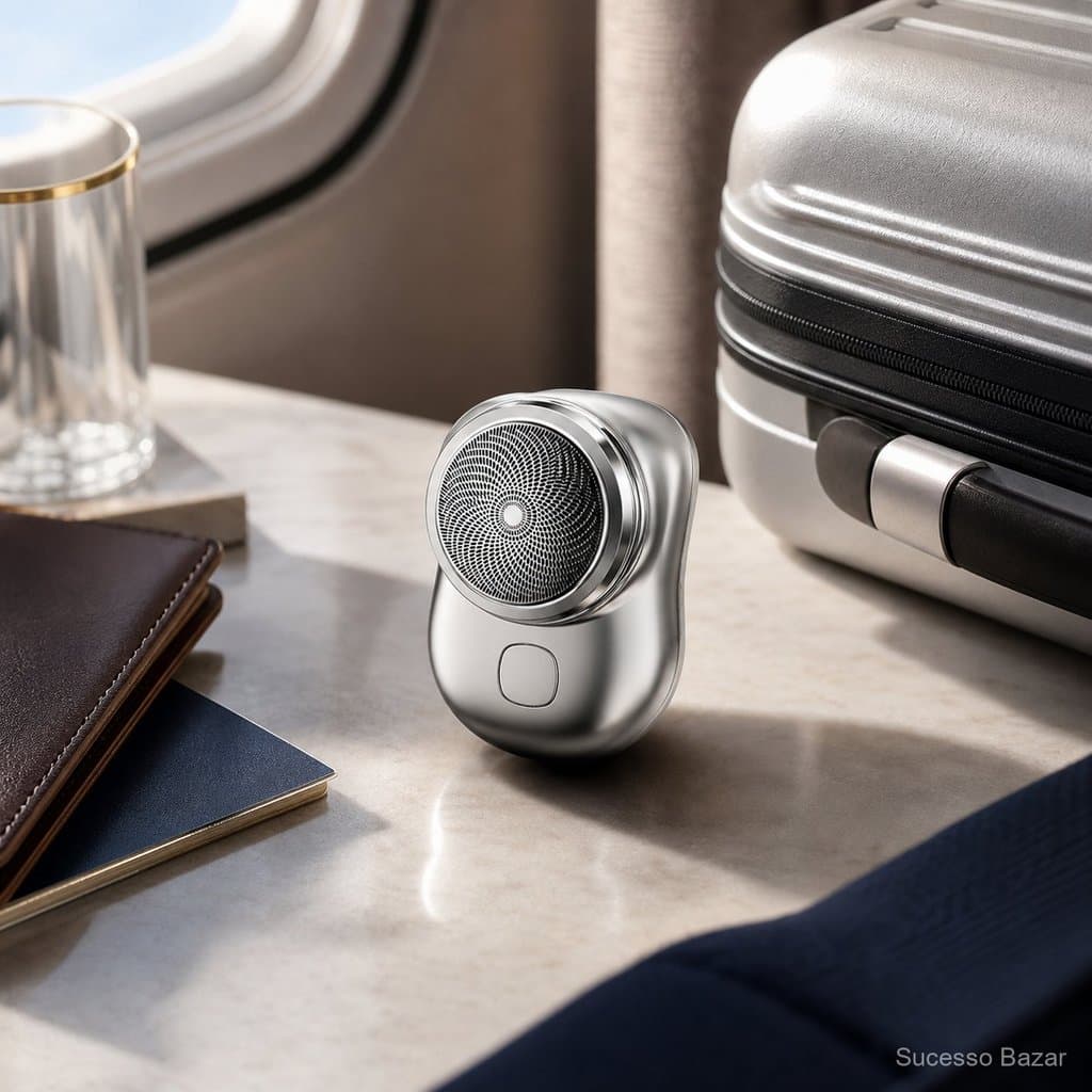 1 Pc Indispensável para viagens! Aparador de barba elétrico mini-portátil à prova d'água, modelo C, oferta em andamento!