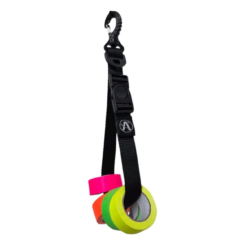 Kit cinto preto ATMPro e 4 Fitas Gaffer Fluorescente 24mmx5m