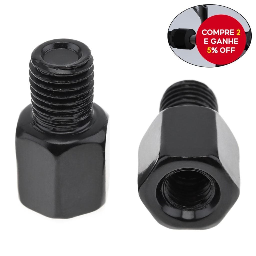 8mm A 10mm Parafuso Adaptador Do Espelho Retrovisor Da Motocicleta No Sentido Horário E Anti -