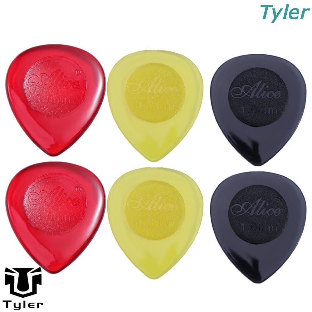 TYLER 10 Peças De Palhetas Para Guitarra , Acústica De Celulóide , Palheta Em Formato De Gota Mista