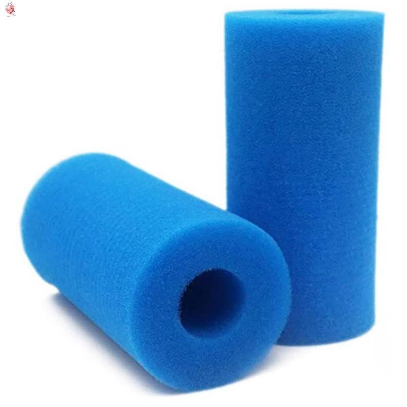Pacote com 2 esponjas de filtro de espuma, adequadas para a piscina Intex Tipo Um, acessórios de filtro de aquário reuti