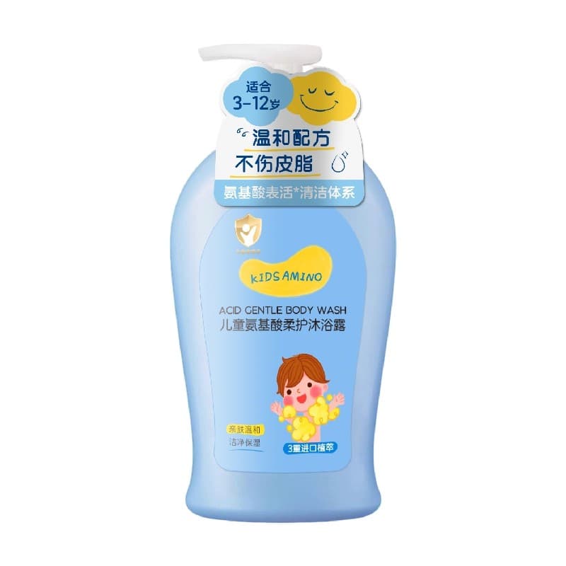 Água macia para crianças com aminoácidos macios para lavagem corporal 350ml