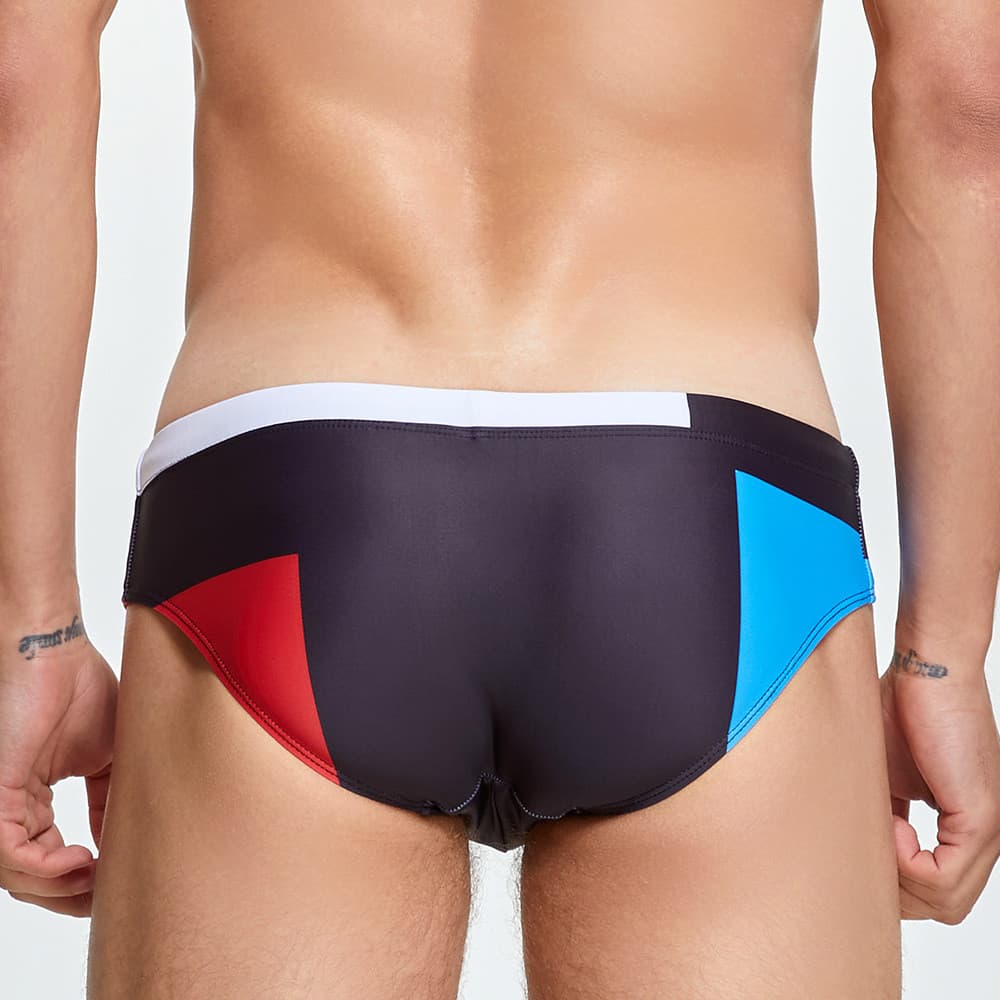 SEOBEAN SEOBEAN Calções de banho masculinos moda cor combinando cuecas masculinas de cintura baixa na moda Shorts de pra
