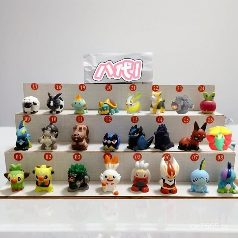 Produtos periféricos Pokémon: fantoches de dedo Pokémon, 8ª geração 7U05