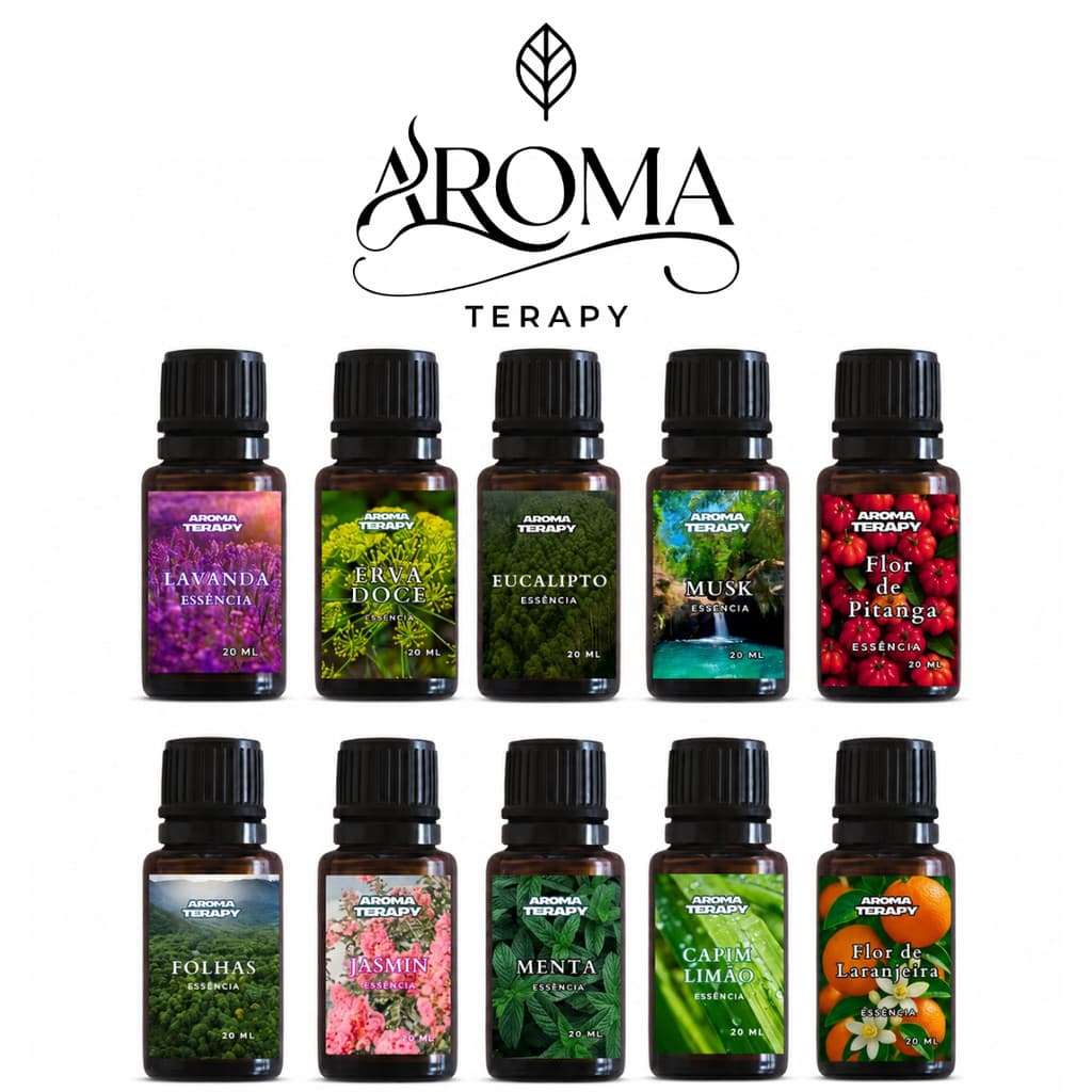 Essência Para Umidificador 20ml a Base de Água | Difusor de Ar e Ambiente | Essências Hidrossolúveis