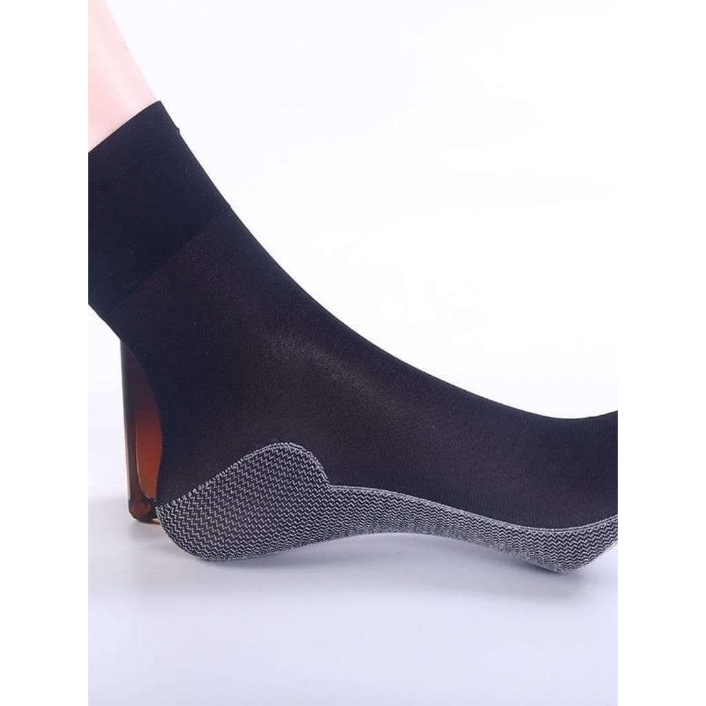 Meias masculinas de salto primavera verão outono algodão inferior absorvente de suor antiderrapante preto tubo médio est