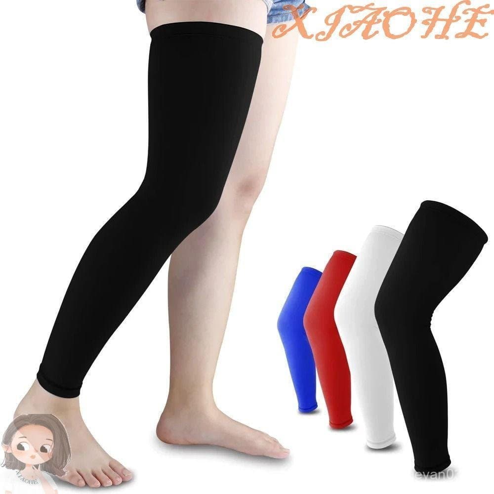 XIAOHE Mangas Completas Para Pernas , De Panturrilha De Alta Elasticidade , Manga Longa De Compressão Absorção De Suor