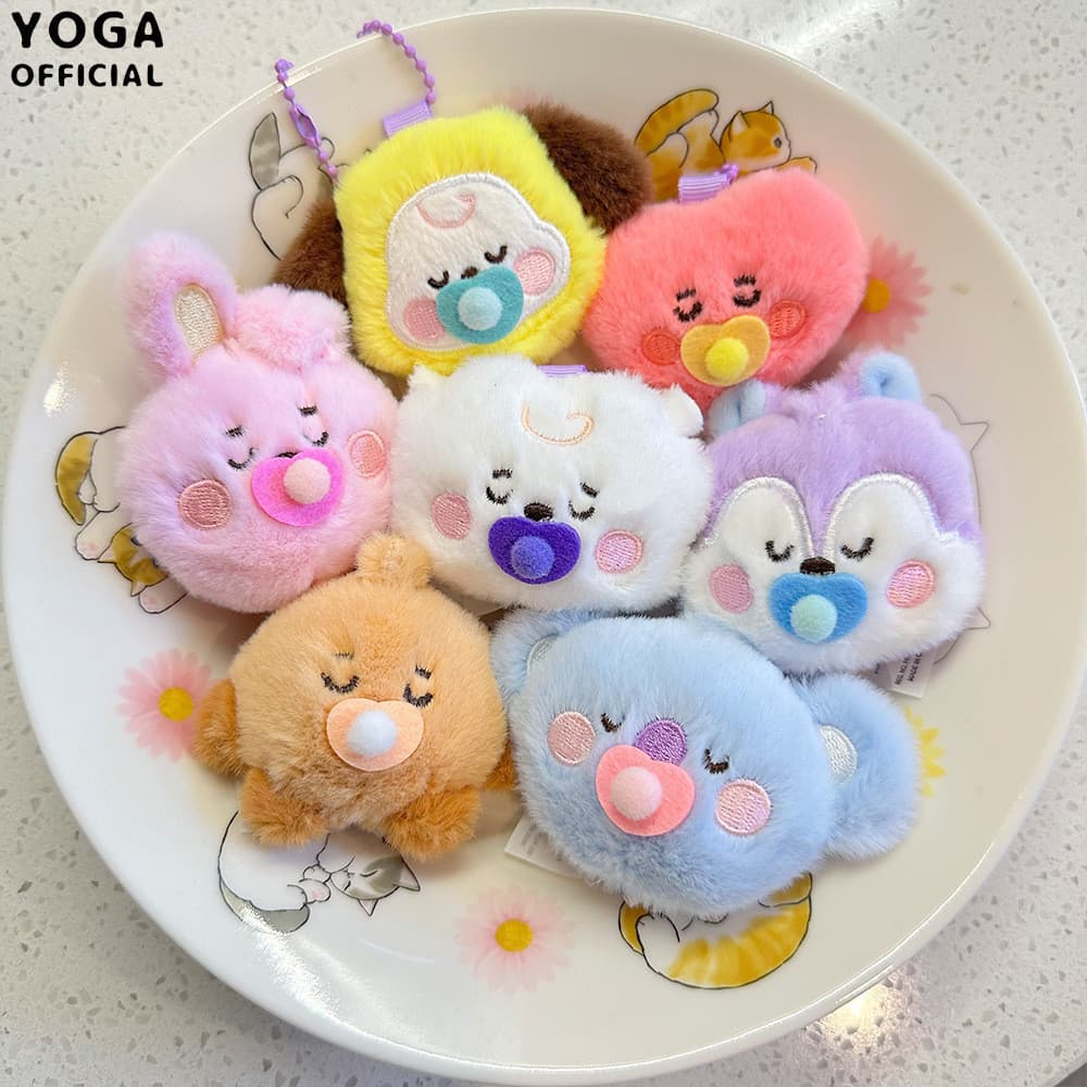 Chaveiro de Pelúcia da Série de Chupetas Fofas de Ídolo de Pop Coreano