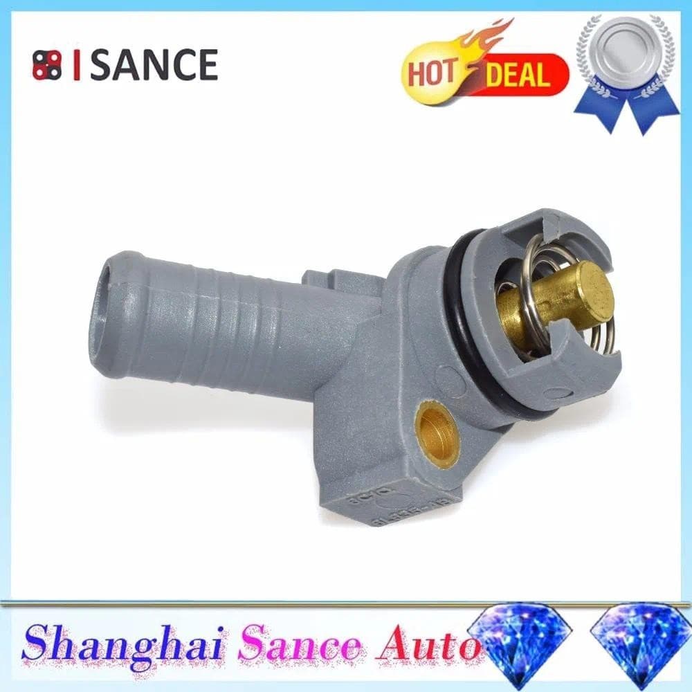 ISANCE Tampa Do Termostato Líquido Refrigerante Refrigerador De Óleo 6C1Q6L635AB Para Ford Mondeo MK III 2.0/2.2 TDDi/TD